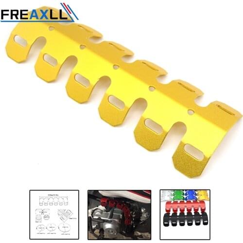 Motorcycle Exhaust Muffler Pipe Leg Protector Heat Shield Cover FOR YAMAHA TTR125 TTR 230 TTR250 600 XT250X XTZ250 TRICKER 04-15
