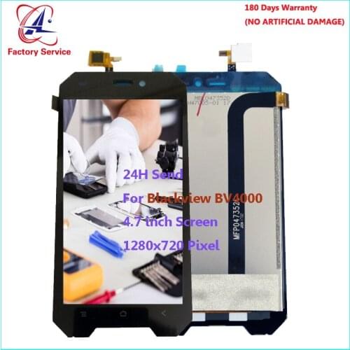 For Original Blackview BV4000 LCD Screen Display+Touch Screen Digitizer Sensor Assembly Replacement 4.7" 1280x720 Pixel