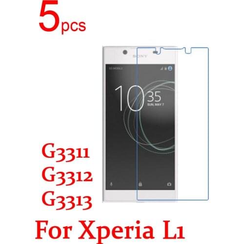 5pcs Ultra Clear/Matte/Nano Anti-Explosion LCD Screen Protector Film Cover For Sony Xperia L1 G3311 G3312 G3313 Protective Film