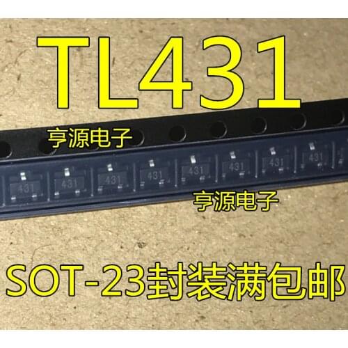 50PCS TL431 SOT TL431A SOT-23 431 SOT SMD new voltage regulator IC