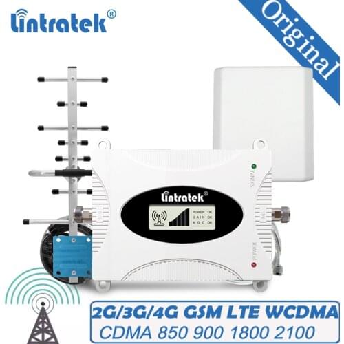 850 CDMA GSM Cellular Repeater Signal Amplificador Signal Repeater LTE 900 1800 1900 AWS 1700 2100 Amplifier