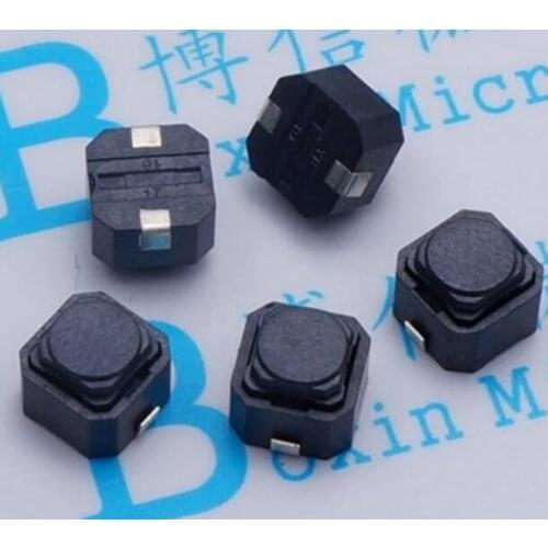 Free shipping 100pcs/lot 6*6*5 SMD Silent buttons The silicone keypad 6x6x5mm best quality