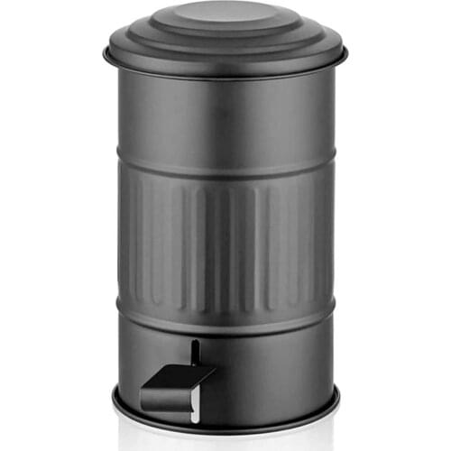 The Mia Glv0294 Black Trash Can Bathroom Medium