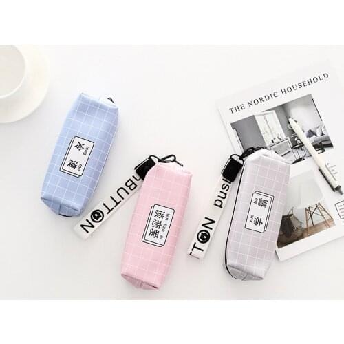 Hot sale Stationery PU Pencil Case school Pencil Bag Office School Supplies Pen bag Pencils Writing Supplies Party Small Gift