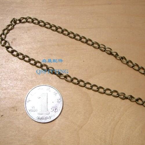 Supply DIY fashion jewelry Accessory,8*6MM twisted chain,anti-brozen plated,necklace department
