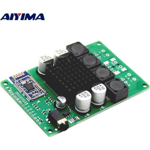 AIYIMA Bluetooth 5.0 Audio Receiver Module TPA3116 Amplifier Audio Board 2x100W Stereo Mini Amp Power Home Amplifier Aux Input