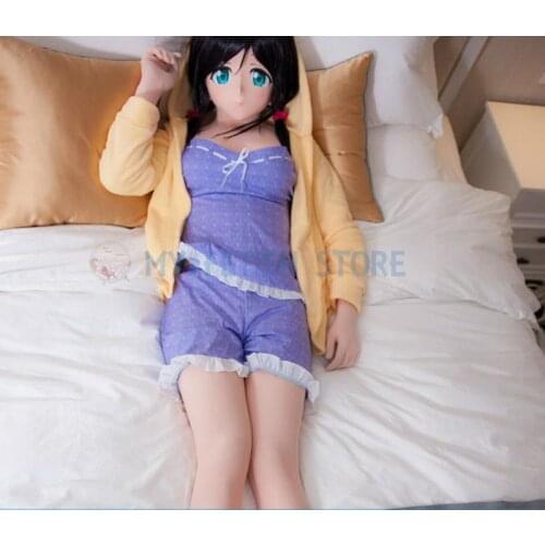 MW86)Anime Cosplay Kigurumi Doll Fetish Kigurumi Zentai Suit with Crossdresser Breast Forms ( B-F cup) Luxurious Customized