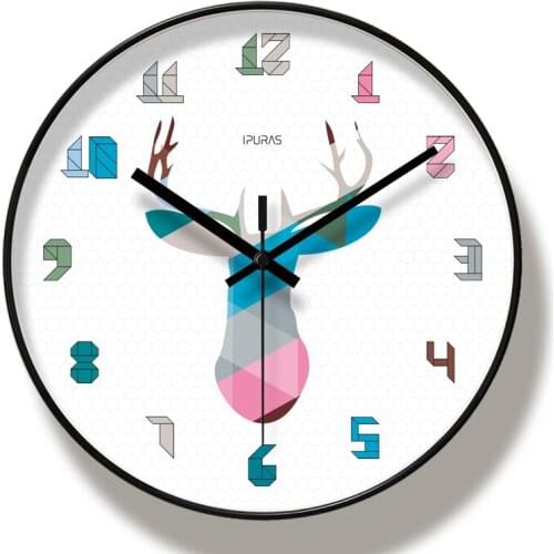 Nordic Silent Wall Clock Large Hanging Clocks Wall Watch Home Simple Modern Living Room Luxury Saat Home Décor