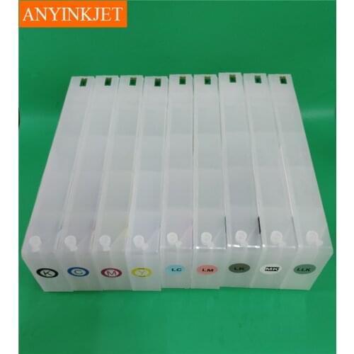 New products empty cartrige with one time chip for Epson P6000 P7000 P8000 P9000 printer 9color/set