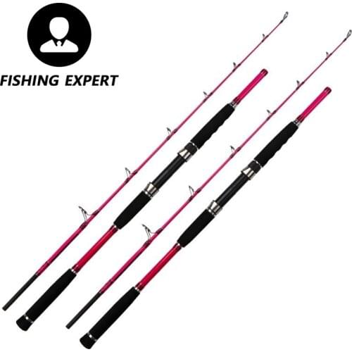 Rock Pesca Super Light Carbon Fiber Boat Rod Deep-sea Offshore Boat Pole 1.7 M Super Hard Spinning for Fishing Tackle Kastking