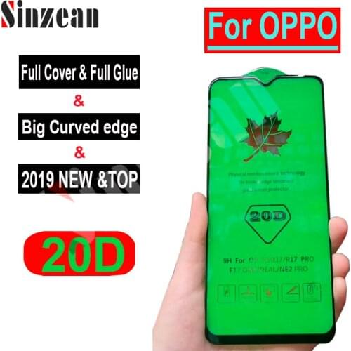 Sinzean 50pcs For OPPO A74/A94/A73/A93/A53/Reno 4Z/Ace/Reno 5Z/Realme 8 Pro 20D Full Cover Tempered Glass screen protector