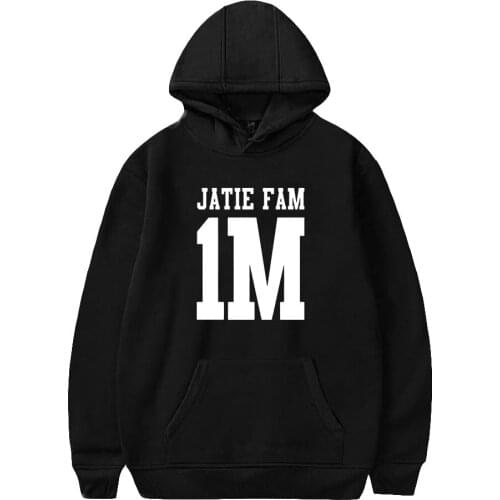 Jatie Vlogs Fashion Prints Hoodies Women Men Long Sleeve Hooded Sweatshirts Hot Sale Casual Streetwear Clothes
