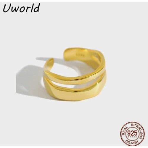 Uworld Women's Gold Rings