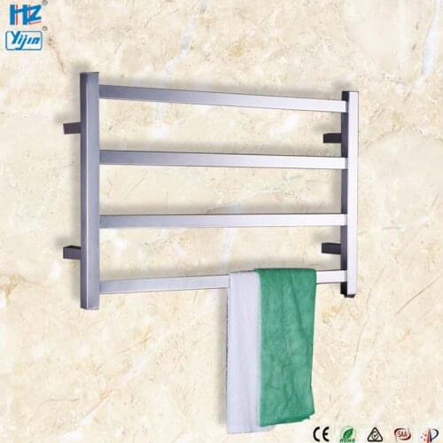 ARE Heated Towel Rail Bathroom Accessories Towel Rack Stainless Steel Electric Towel Warmer Dryer, bathroom shelf TW-RT2