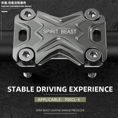 SPIRIT BEAST Motorcycle Handlebar Pressing Code Handlebar fixed pressure block Handlebar clamps For CFMOTO 700CL-X