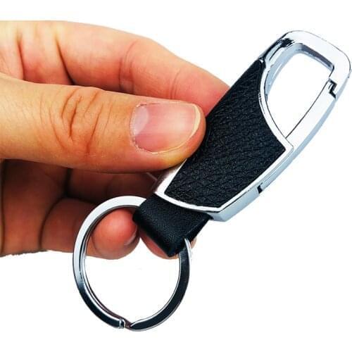 1Pcs Car Metal Keychain PU Key Ring Key Case Car Styling For Toyota Prius Avensis Rav4 Auris Yaris Verso Land Cruiser Camry