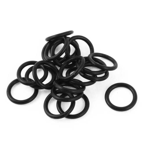 100 Pcs Replacement Black Rubber O Ring Oil Seal Gasket 14mm x 10mm x 2mm