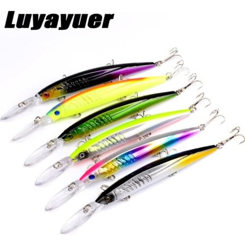 15.2cm 12.55g Fishing Lures Long Casting New Model Fishing Lures Hard Bait Dive 1.6-3.2m High Quality Hard Baits Wobblers Minnow