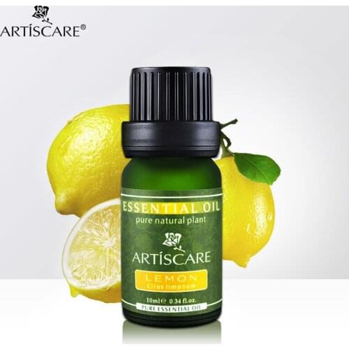 ARTISCARE Lemon 100% Pure Essential Oils 10ml Whitening Brightening Skin Fade Stretch Marks Improve Dull Skin Facial Skin Care