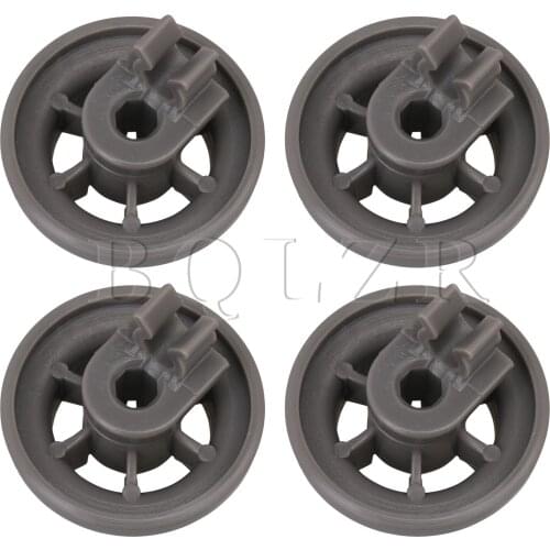 BQLZR 4 Pieces Gray Plastic Dishwasher Lower Roller Wheel 4581DD3003B 36x26mm