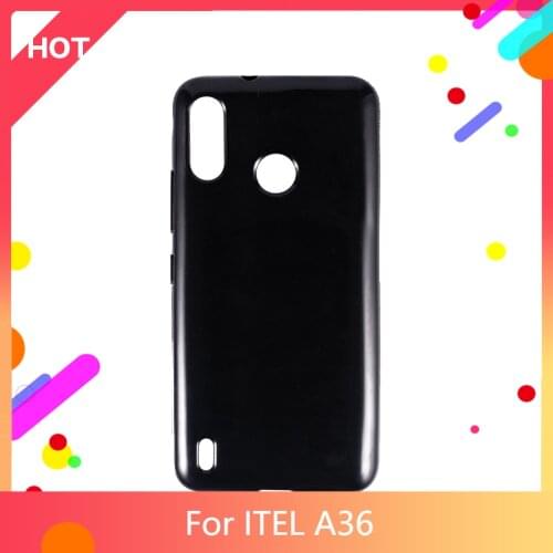 A36 Case Matte Soft Silicone TPU Back Cover For ITEL A36 Phone Case Slim shockproof