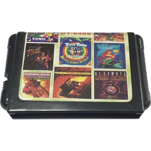 For Sega Mega Drive For Genesis console 8 in 1 /9 in 1/11 in 1/ 13 in 1/13 in 1/18 in 1 16 bit Gaming Card