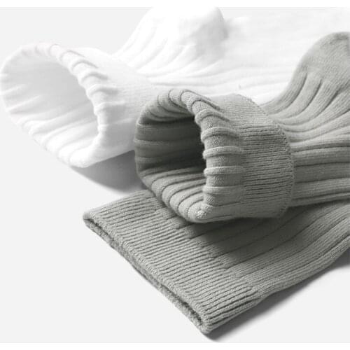 DOIAESKV Brand Mens Cotton Socks New Style Black Business Men Socks Soft Breathable Spring Summer Winter for Male Socks EU39-44