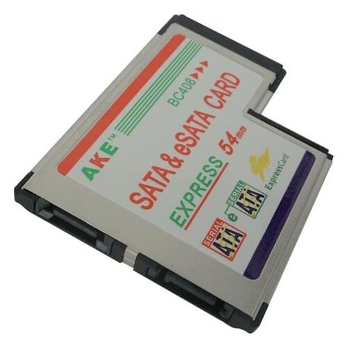 Express to Esata +Sata card eSATA II notebook 2nd generation adapter card PCMCIA Card