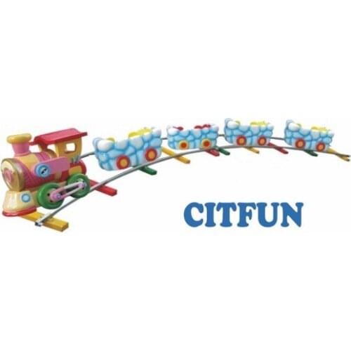 Factory price Classical Kids Amusement Park Train, Track Electric Train HC-010A