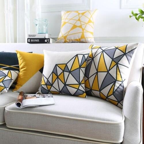 Wholesale Abstract Geometric Pillow Cover Cushion Cover Throw Pillow Home Decor Pillowcase Decorative Pillowsham