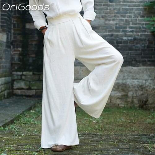 Женские брюки с высокой талией ORIGOODS China At AliExpress