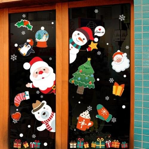 Christmas Decorations Xmas Tree Elk Candy Bag Sealing Sticker Xmas Gifts Box Labels Decorations New Year Navidad DIY Stickers