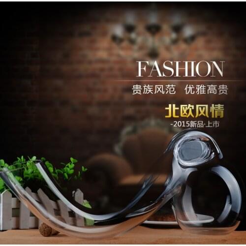 Handmade crystal goblet Wine decanter creative set shipping wine bottles