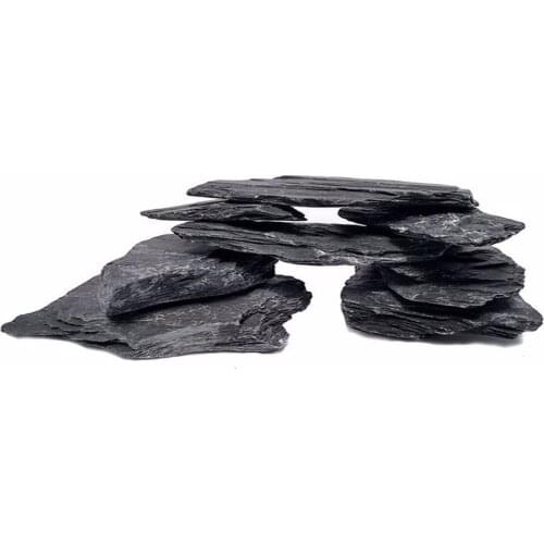 Slate Rock 5 Pieces Volcanic Ornamental Stone For Aquarium Decorative rocks Volcano