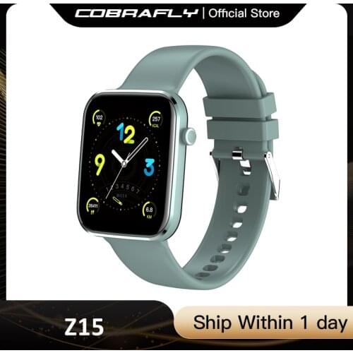 COBRAFLY Z15 Smart Watch Men and Women 1.69 Inch Screen Custom Dial Heart Rate Sleep Monitoring Smart Watch Sports Fitness