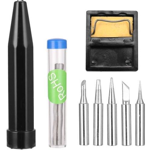 HANDSKIT 90W LED Digital Soldering Iron Set Adjustable Temperature Electric Soldering Iron 4 Wire Core Welding Tools