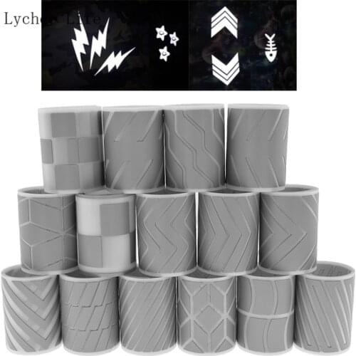 Lychee Life 100x5cm Heat-transfer Reflective Sticker Vinyl Film For Diy Tape Iron On Fabric Clothing Sewing Crafts