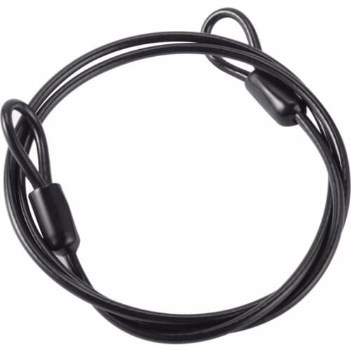 Cable Steel Wire Rope 100cm/39'' For Outdoor Sports Bike Lock Bicycle Cycling Scooter Guard Security Luggage Safety Free Shippin