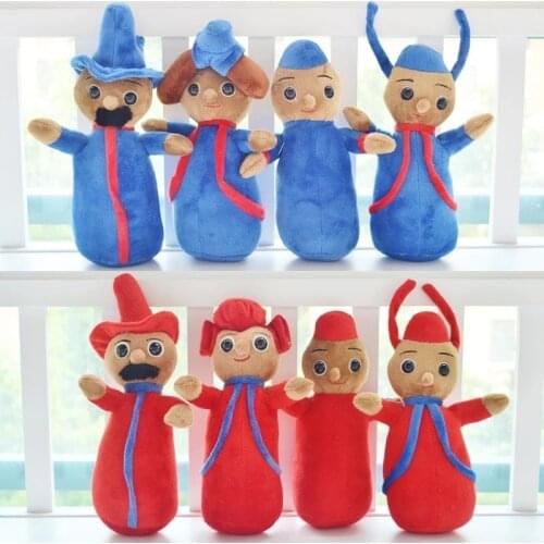 High Quality Cute In the Night Garden The Pontipines Plush Toy Dolls The Wottingers Kids Gift 25cm 4 items a pack / lot