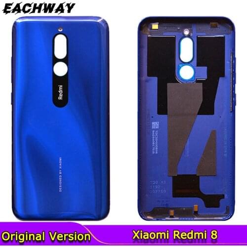 For Xiaomi Redmi 8 Back Battery Cover Rear Housing Redmi 8 Battery Door Case Replacement Parts for Xiaomi Redmi 8 Battery Cover
