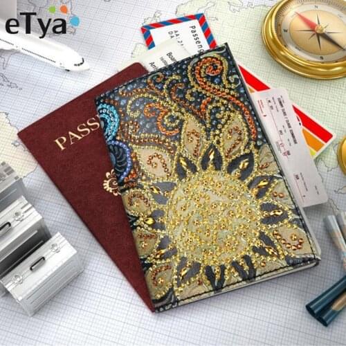 Women Leather Travel Passport Cover Holder Card Wallet Case ID Card Bag Documents Protective Covers Credit Card Holder Wallets