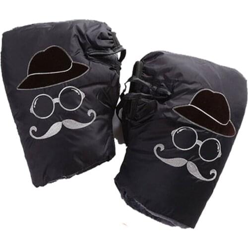 Winter Warm Motorcycle Handlebar Gloves Mittens Hand Warmer Waterproof Windproof Motorbike/Scooter Handle Bar Hand Cover Muffs