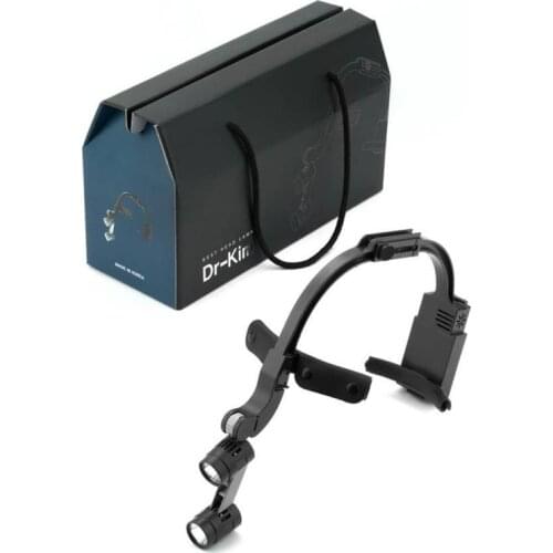 1.5/2.5-3.0/4.0X Binocular Magnifier Loupes Medical Headlight Double LED Head Light Dental Surgical Headlamp Made in Korea