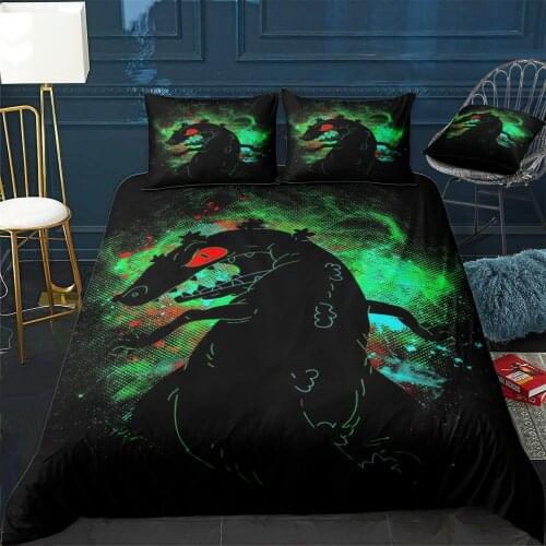 Green TRex Art Duvet Cover Comfortable Quilt Home Decora Design Universal Bedding Set Bedclothes+Pillowcase 3pcs