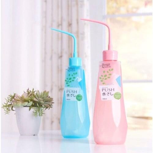 480ML Plastic Succulents Watering Bottles Flower Plant Pot Water Can Bend Mouth Squeeze Bottle Household Mini Gardening Accesso