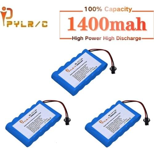 7.2v 1400mah Rechargeable Battery For Rc toys Cars Tanks Robots Gun AA NI-CD Battery 7.2v Battery Pack For Rc Boats With SM Plug