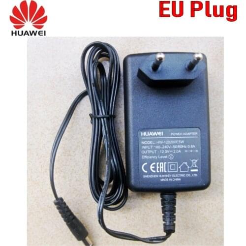 Huntkey 100~240V 12V 2A Switching Power Adapter for Huawei CPE Router HG ADSL Router Power Supply for Home Router EU plug