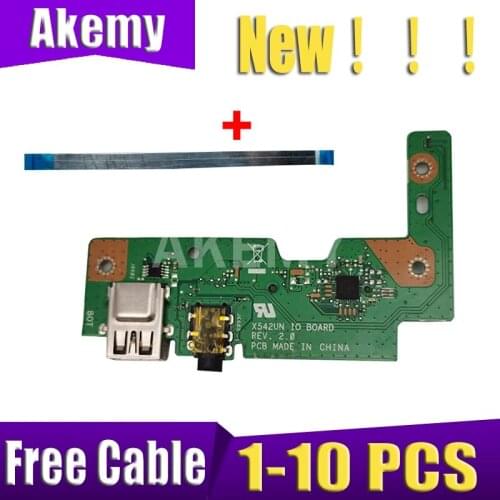 Akemy FOR Asus VivoBook FL8000U A580U A580B X542BA X542URR X542UQR X542UN USB Audio usb board Cable test good