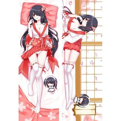 Anime Cartoon Date A Live Hugging Peach Skin 2 Way Pillow Case Pillow Cover Pilllowcase Gift 83025