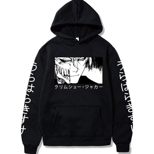 Anime Bleach Hoodie Hip Hop Pullovers Urahara Kisuke Sweatshirt Autumn Man Clothes